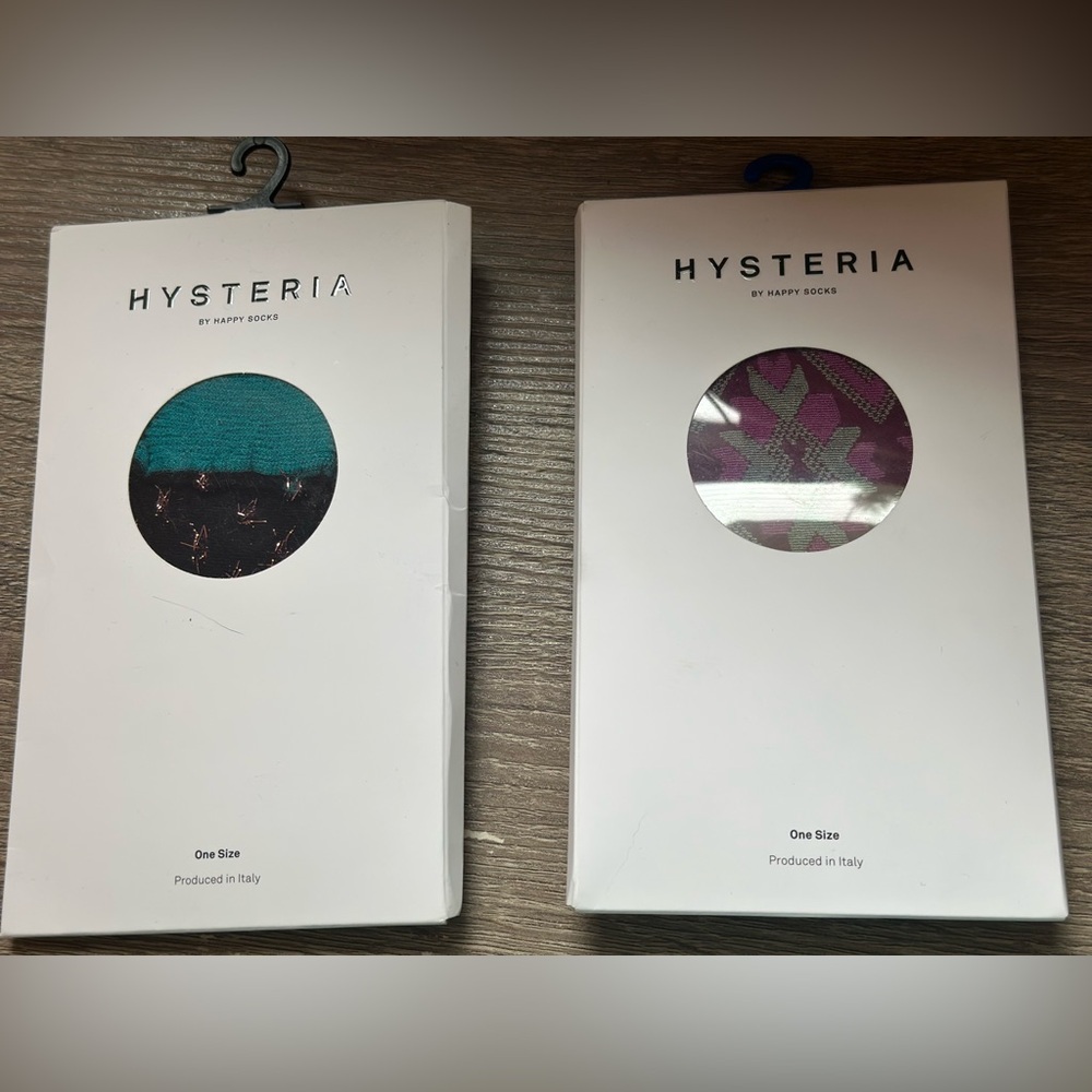 Hysteria By Happy Socks Knee High Socks Bundle of 2 NWT